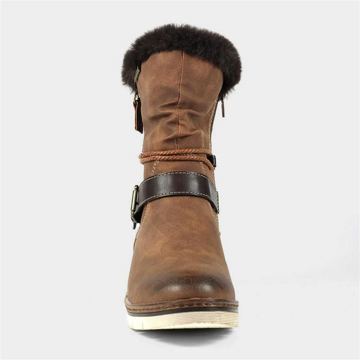 Lunar Sierra Womens Brown Faux Fur Boot 3 Lunar Sierra Womens Brown Faux Fur Boot