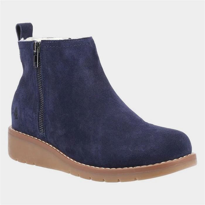 Hush Puppies Womens Libby Boot In Blue 3 Hush Puppies Womens Libby Boot In Blue