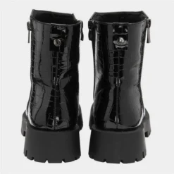 Lotus Corinna Womens Black Patent Ankle Boot -UK Shoe Sales Store 184223 3 L03.20230131000755