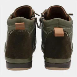 Lotus Frida Womens Khaki Tan Leather Ankle Boot -UK Shoe Sales Store 184245 3 L03.20230726000349