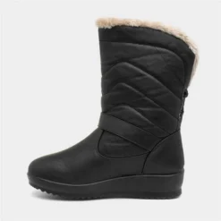 Softlites Womens Black Quilted Pull On Calf Boot 8 Softlites Womens Black Quilted Pull On Calf Boot -UK Shoe Sales Store 18451 2 L03.20220929000552