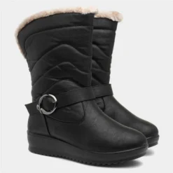 Softlites Womens Black Quilted Pull On Calf Boot 11 Softlites Womens Black Quilted Pull On Calf Boot -UK Shoe Sales Store 18451 2 L06.20220929000552