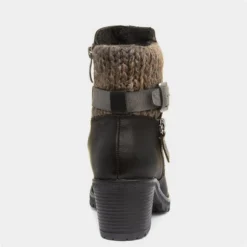 Relife Tracey Womens Black Heeled Boot -UK Shoe Sales Store 185016 2 L04.20230321000149