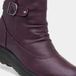 Softlites Jean Womens Purple Ankle Boot -UK Shoe Sales Store 185088 2 L05.20230223000153
