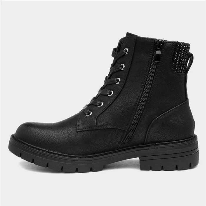 Lilley & Skinner Iceland Womens Black Lace Up Boot 4 Lilley & Skinner Iceland Womens Black Lace Up Boot - Image 2
