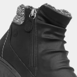 Relife Millicent Womens Black Ankle Boot -UK Shoe Sales Store 185116 2 L05.20230707000021