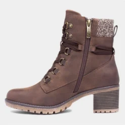 Relife Stacey Womens Brown Heeled Boots 8 Relife Stacey Womens Brown Heeled Boots -UK Shoe Sales Store 185117 2 L03.20230803000146