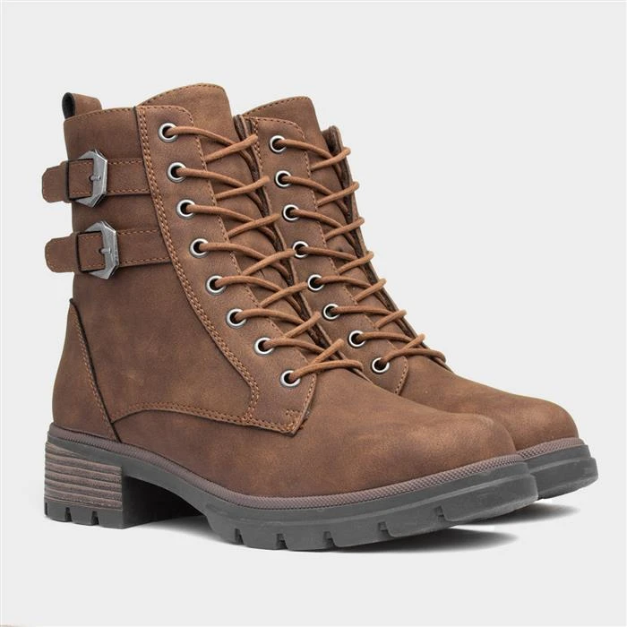 Relife Debbie Womens Brown Boot 7 Relife Debbie Womens Brown Boot - Image 5