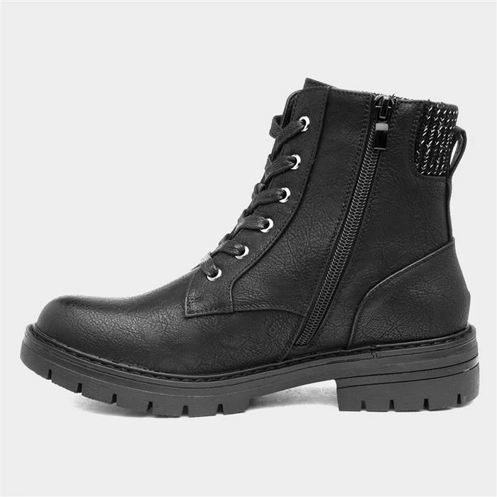 Lilley & Skinner Iceland Womens Black Ankle Boot 4 Lilley & Skinner Iceland Womens Black Ankle Boot - Image 2