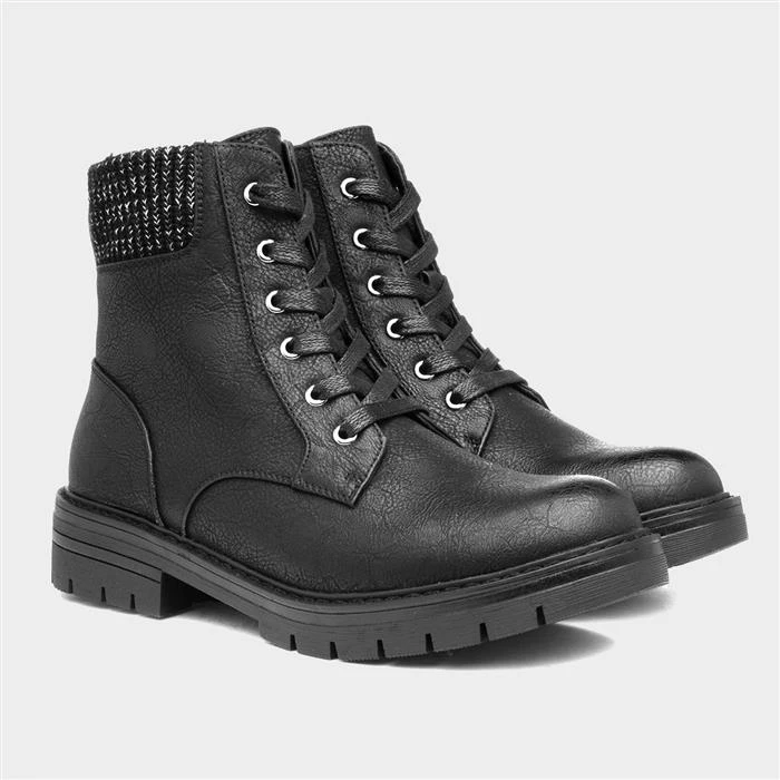 Lilley & Skinner Iceland Womens Black Ankle Boot 7 Lilley & Skinner Iceland Womens Black Ankle Boot - Image 5