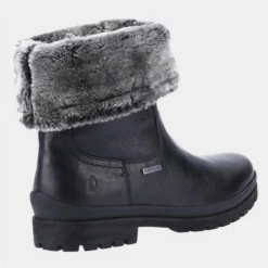 Hush Puppies Alice Womens Black Waterproof Boot -UK Shoe Sales Store 186056 3 L03.20230110000457