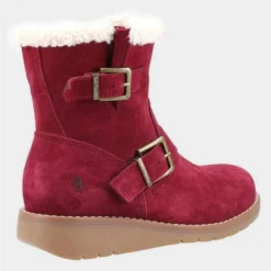 Hush Puppies Lexie Womens Red Boot -UK Shoe Sales Store 186084 3 L03.20230113000331