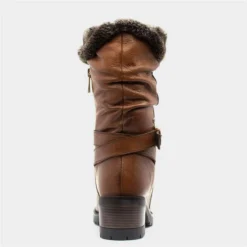 Lotus Sarah Womens Tan Mid-Calf Boots -UK Shoe Sales Store 186094 2 L04.20221230000212