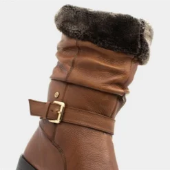 Lotus Sarah Womens Tan Mid-Calf Boots -UK Shoe Sales Store 186094 2 L05.20221230000212