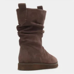 Hush Puppies Chow Chow Womens Brown Ruched Boot 6 Hush Puppies Chow Chow Womens Brown Ruched Boot -UK Shoe Sales Store 186096 3 L03.20230112000743