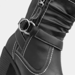 Lilley Marie Womens Black Heeled Boot -UK Shoe Sales Store 186111 2 L05.20230815000256