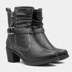 Lilley Marie Womens Black Heeled Boot -UK Shoe Sales Store 186111 2 L06.20230815000256