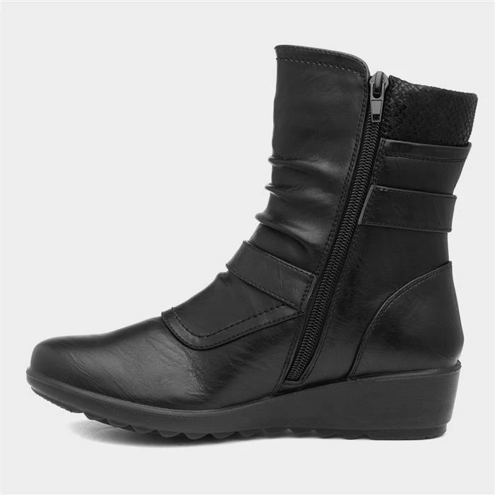 Cushion Walk Briony Womens Black Boot 4 Cushion Walk Briony Womens Black Boot - Image 2