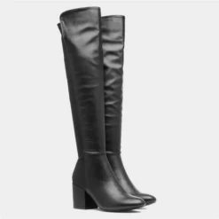 Lilley Womens Black Over The Knee Boot -UK Shoe Sales Store 188039 2 L06.20220829000214