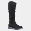 Hush Puppies Lucinda Black Boot -UK Shoe Sales Store 188044 3 L02.20230119000712