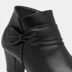 Cushion Walk Ava Womens Black Heeled Boot -UK Shoe Sales Store 189131 2 L05.20230808000026