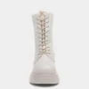 Truffle Britney Womens Cream Lace Up Boot -UK Shoe Sales Store 189321 2 L02.20230119000716