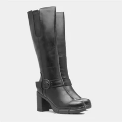 Marco Tozzi Womens Black Heeled Boots -UK Shoe Sales Store 189448 2 L06.20230613000222