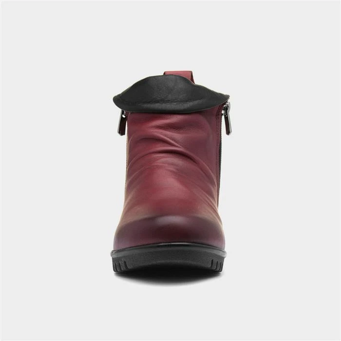 Lotus Cordelia Womens Bordeaux Leather Ankle Boot 3 Lotus Cordelia Womens Bordeaux Leather Ankle Boot