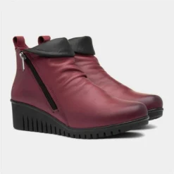 Lotus Cordelia Womens Bordeaux Leather Ankle Boot 11 Lotus Cordelia Womens Bordeaux Leather Ankle Boot -UK Shoe Sales Store 189453 2 L06.20230307000246