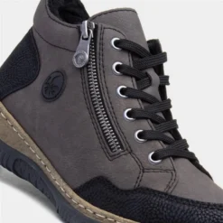 Rieker Schwartz Womens Brown Lace Up Boot -UK Shoe Sales Store 189493 2 L05.20230620000140