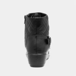 Cushion Walk Queenie Womens Black Ankle Boot -UK Shoe Sales Store 189509 2 L04.20230808000225