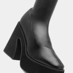 Truffle JLo Womens Black Stretch Boot 10 Truffle JLo Womens Black Stretch Boot -UK Shoe Sales Store 189529 2 L05.20230119000226