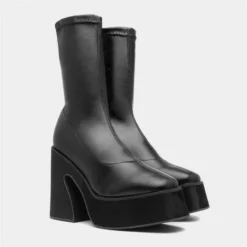 Truffle JLo Womens Black Stretch Boot 11 Truffle JLo Womens Black Stretch Boot -UK Shoe Sales Store 189529 2 L06.20230119000226