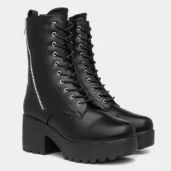 Sedai Sutton Womens Black Chunky Heeled Boot 11 Sedai Sutton Womens Black Chunky Heeled Boot -UK Shoe Sales Store 189544 2 L06.20221115000507