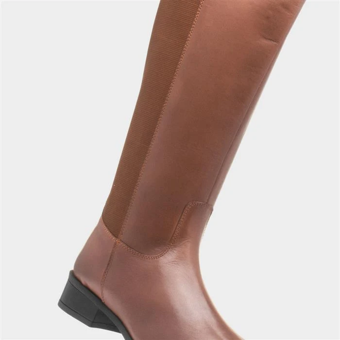 Dr Keller Cate Womens Tan Leather Boot 6 Dr Keller Cate Womens Tan Leather Boot - Image 4