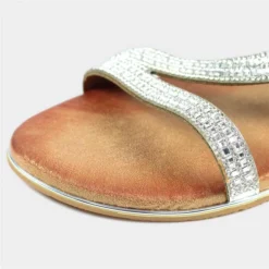 Lunar Blaise II Silver Womens Sandal In Metallic -UK Shoe Sales Store 190151 3 L04.20220629000144