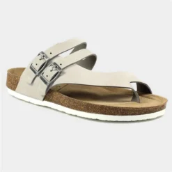 Lazy Dogz Rebel Grey Suede Sandal -UK Shoe Sales Store 190171 3 L03.20220629000405