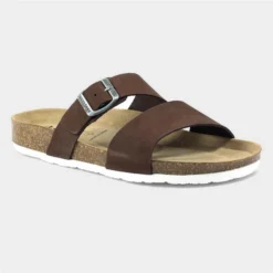 Lazy Dogz Bobby Womens Dark Brown Suede Mule -UK Shoe Sales Store 190178 3 L03.20220629000407