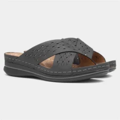 Lilley & Skinner Antigua Womens Black Wedge Mule 11 Lilley & Skinner Antigua Womens Black Wedge Mule -UK Shoe Sales Store 190206 2 L06.20230310000051