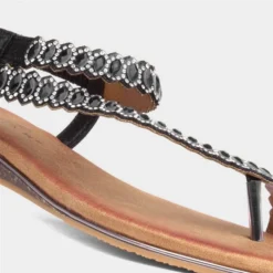 Lunar Novella Womens Black Sandal -UK Shoe Sales Store 190216 2 L05.20230516000104