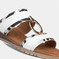 Lunar Bayswater Womens White Zebra Print Sandal 10 Lunar Bayswater Womens White Zebra Print Sandal -UK Shoe Sales Store 190217 2 L05.20230516000209