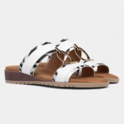 Lunar Bayswater Womens White Zebra Print Sandal 11 Lunar Bayswater Womens White Zebra Print Sandal -UK Shoe Sales Store 190217 2 L06.20230516000209