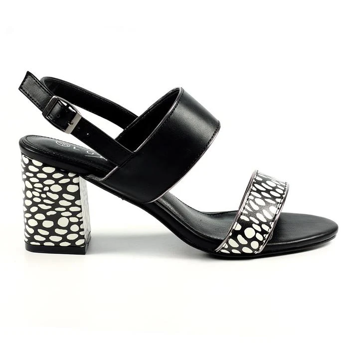 Lunar Darla Womens Black Heeled Sandal 3 Lunar Darla Womens Black Heeled Sandal