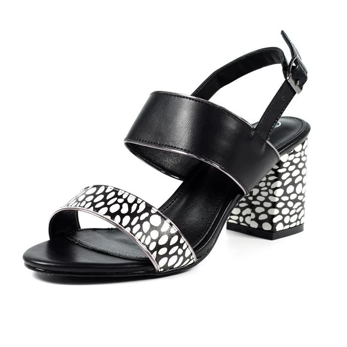 Lunar Darla Womens Black Heeled Sandal 4 Lunar Darla Womens Black Heeled Sandal - Image 2