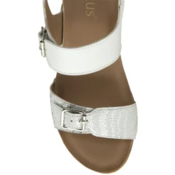 Lotus Brynlee Womens White Wedge Sandal -UK Shoe Sales Store 190275 3 L04.20230726000353