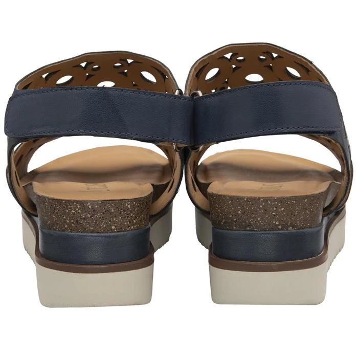 Lotus Melbourne Womens Navy Leather Sandal 4 Lotus Melbourne Womens Navy Leather Sandal - Image 2