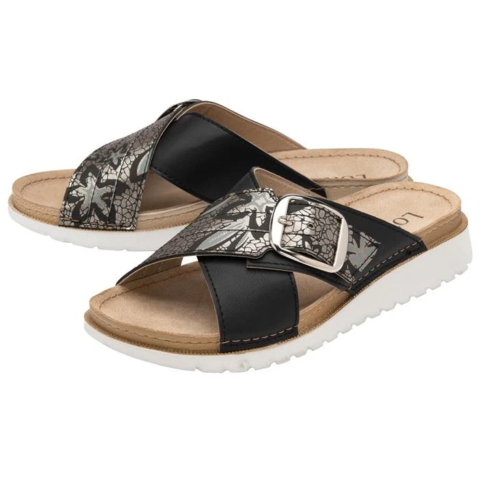 Lotus Marta Womens Black Mule Sandals 3 Lotus Marta Womens Black Mule Sandals