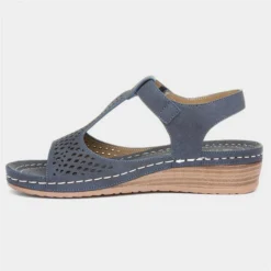 Lilley & Skinner Jamaica Womens Navy Sandal -UK Shoe Sales Store 191163 2 L03.20220316000122