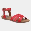 Divaz Antalya Womens Red Strappy Sandal -UK Shoe Sales Store 191175 3 L02.20230125000547