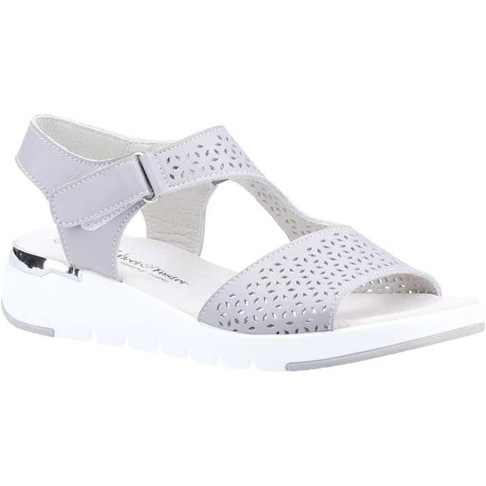 Fleet & Foster Valencia Womens Grey Leather Sandal 3 Fleet & Foster Valencia Womens Grey Leather Sandal
